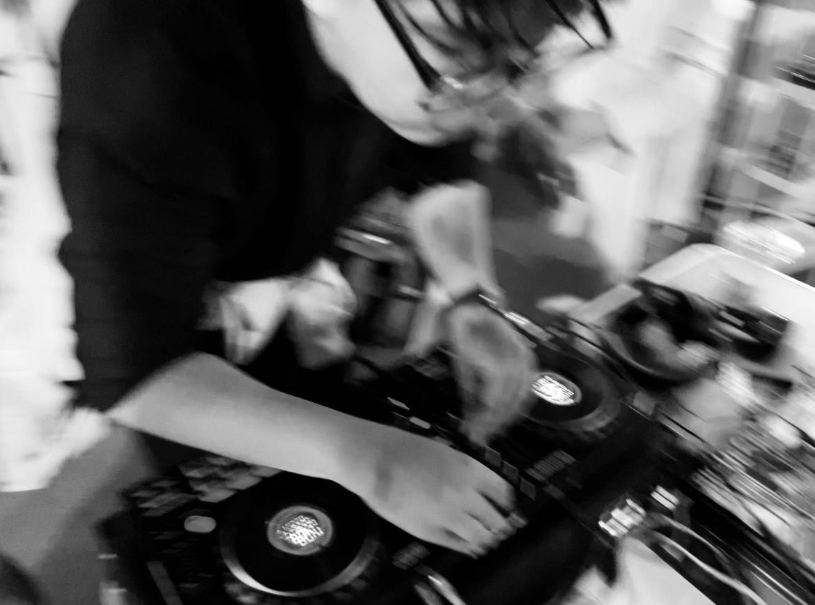 SA3A performing at a DJ setup